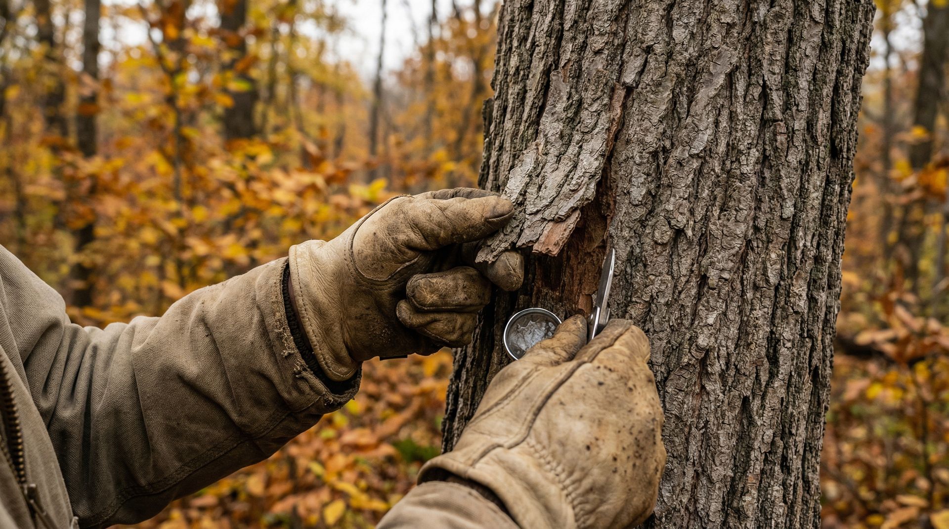 Suburban neighborhood with mature trees in Maple Grove Minnesota
