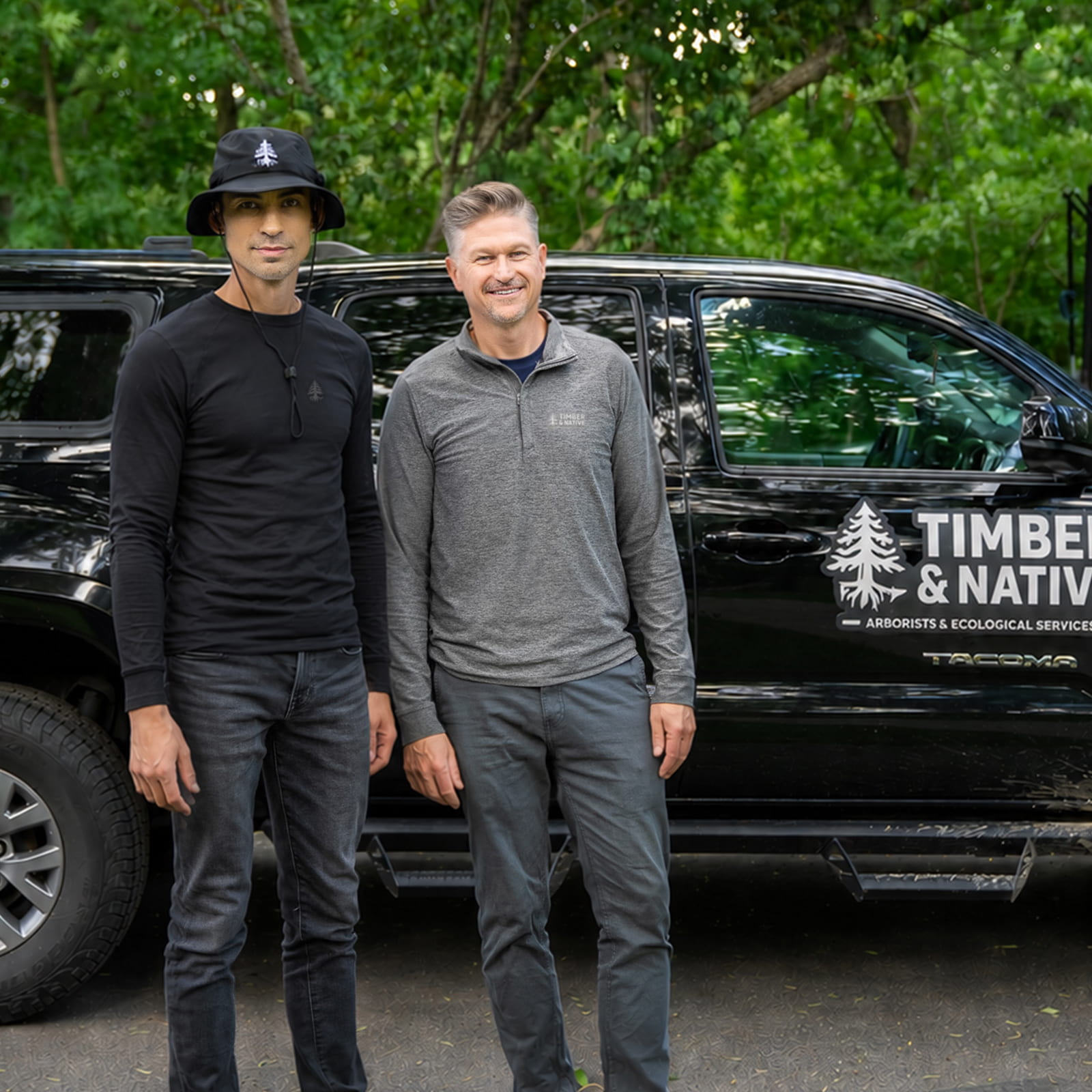 Waylon and Justin, founders of Timber & Native